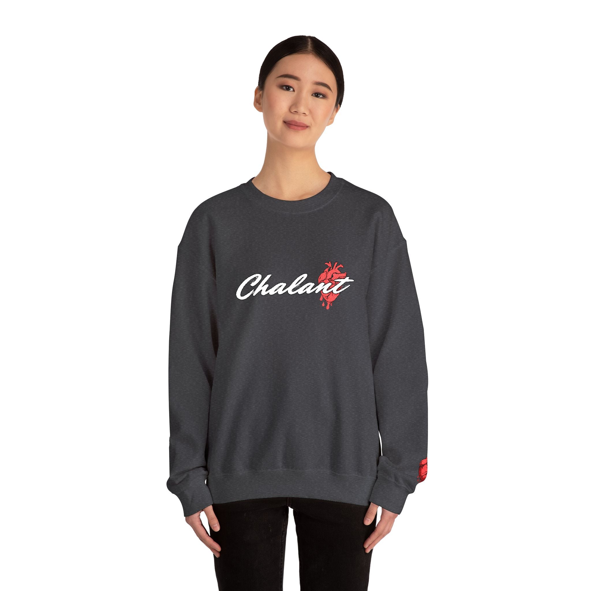 Charcoal Gray Crewneck Sweatshirt